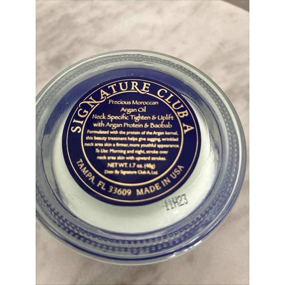Signature Club A Precious Moroccan Argan Oil Neck Specific Tighten Lift 1.7oz
